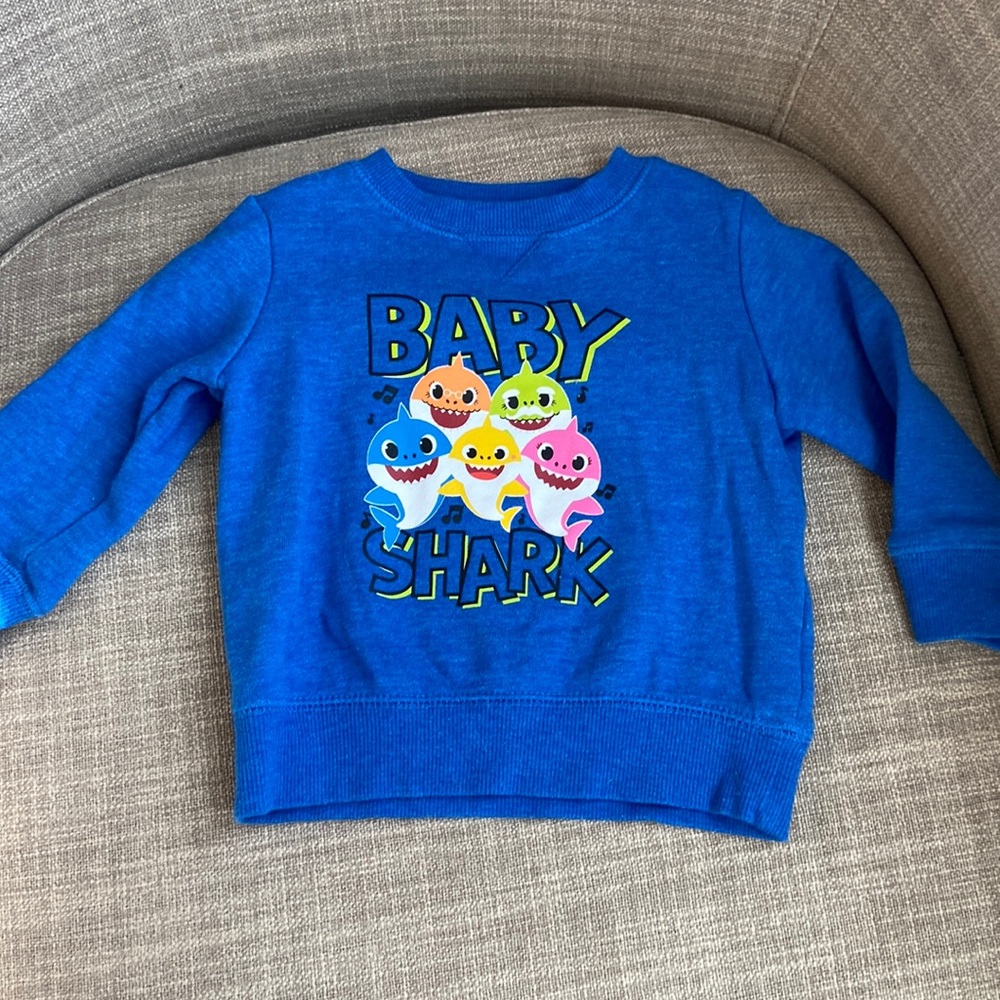 Baby shark sweater jumping beans softest fleece 12m